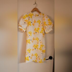 Floral Yellow and White a New Day Dress Size S